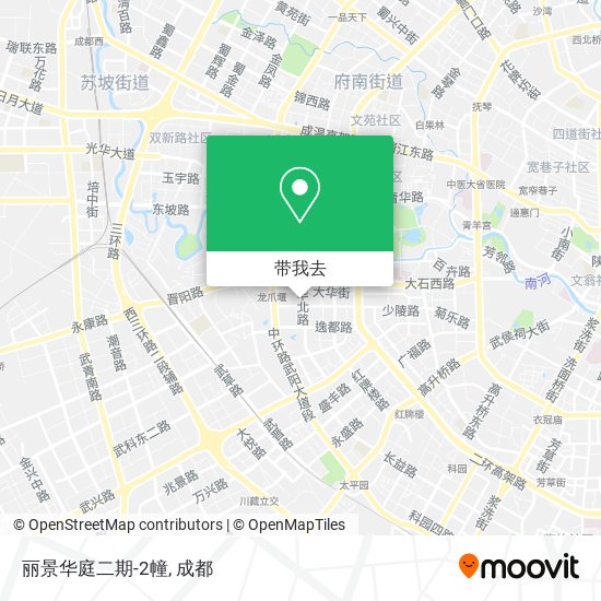 丽景华庭二期-2幢地图