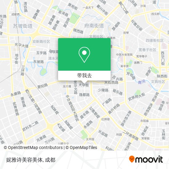 妮雅诗美容美体地图