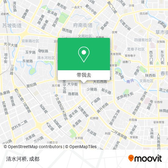 清水河桥地图