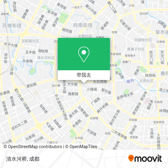 清水河桥地图
