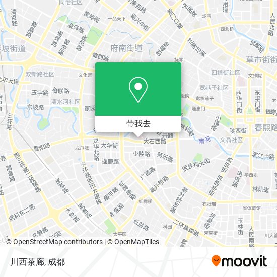 川西茶廊地图