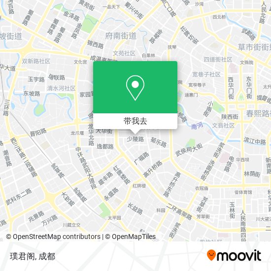 璞君阁地图