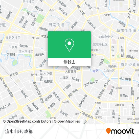 流水山庄地图