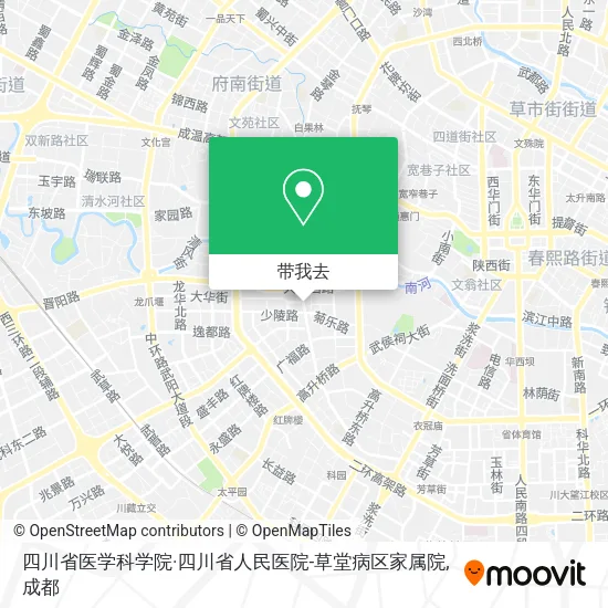 四川省医学科学院·四川省人民医院-草堂病区家属院地图