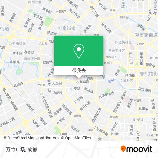 万竹广场地图