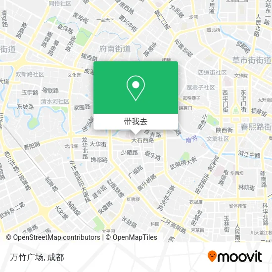 万竹广场地图