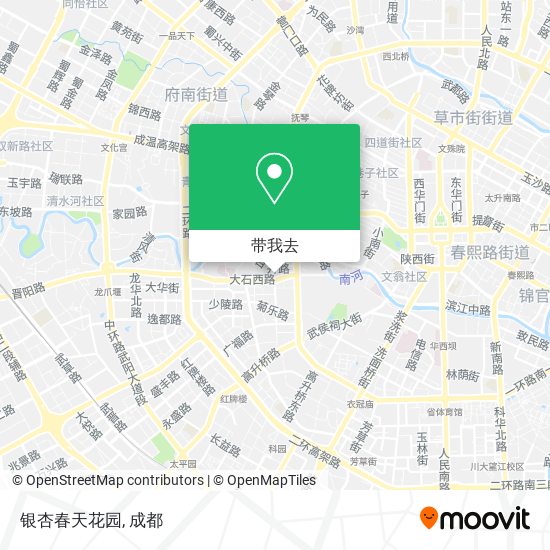 银杏春天花园地图
