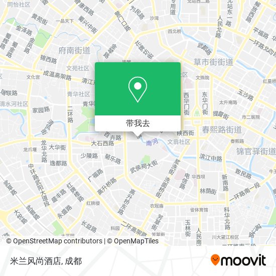 米兰风尚酒店地图