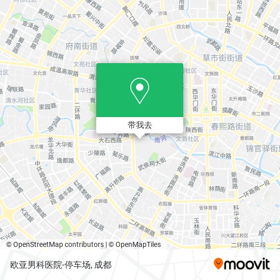欧亚男科医院-停车场地图