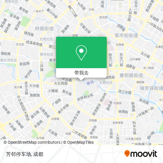 芳邻停车场地图