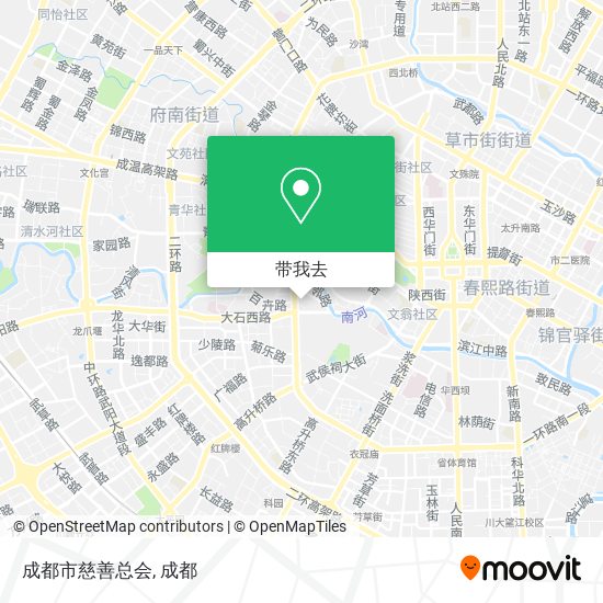 成都市慈善总会地图
