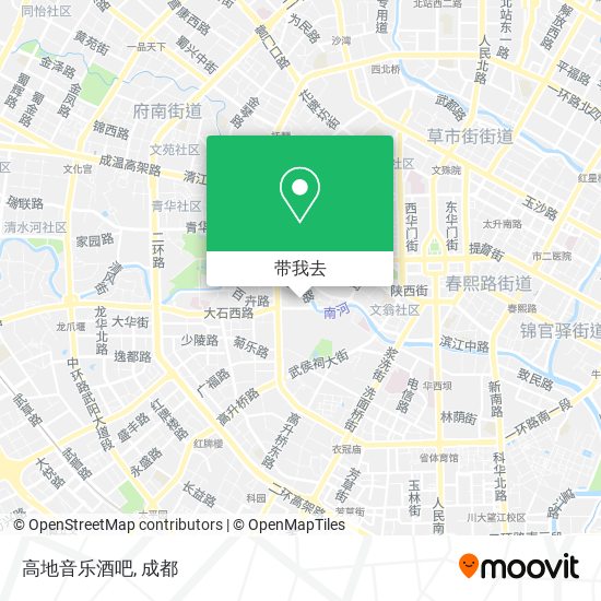 高地音乐酒吧地图