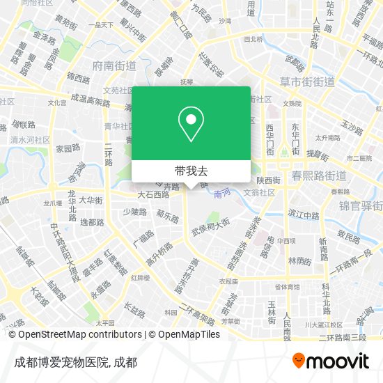 成都博爱宠物医院地图