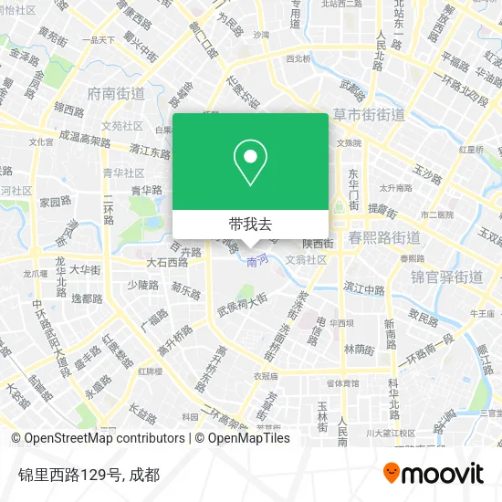锦里西路129号地图
