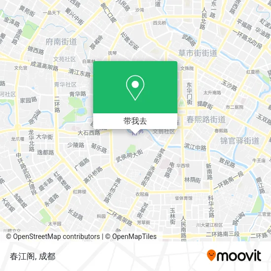春江阁地图