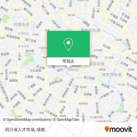 四川省人才市场地图