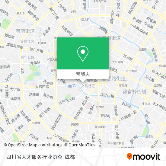 四川省人才服务行业协会地图