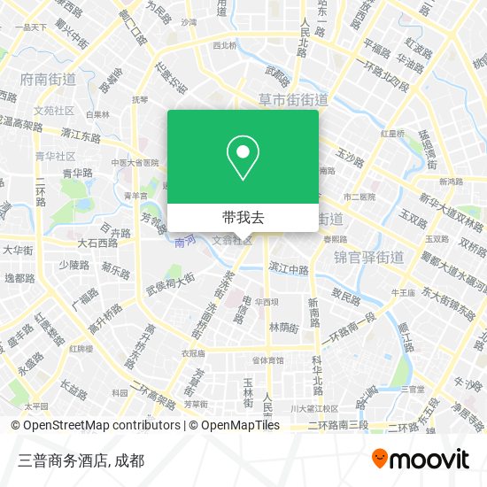 三普商务酒店地图