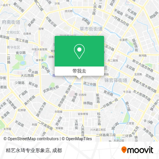 精艺永琦专业形象店地图