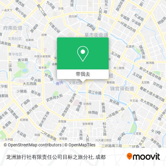 龙洲旅行社有限责任公司目标之旅分社地图