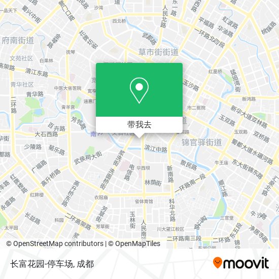 长富花园-停车场地图