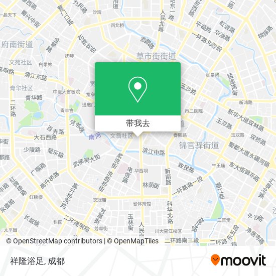 祥隆浴足地图