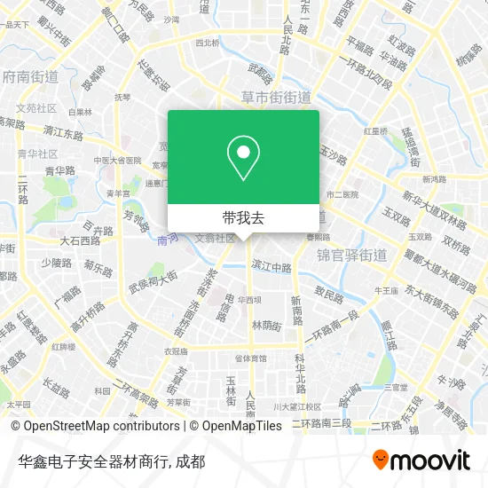 华鑫电子安全器材商行地图