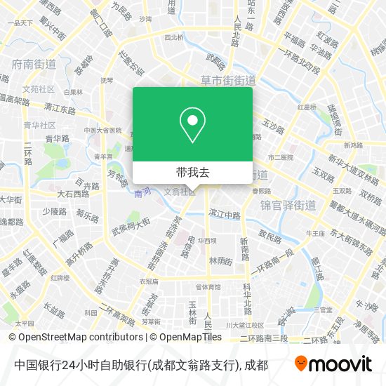 中国银行24小时自助银行(成都文翁路支行)地图