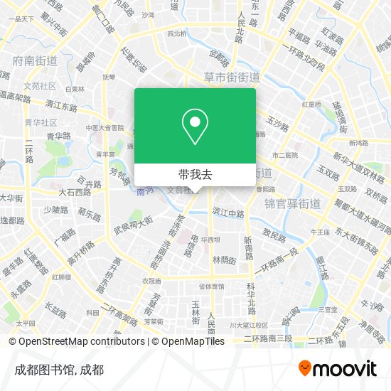 成都图书馆地图