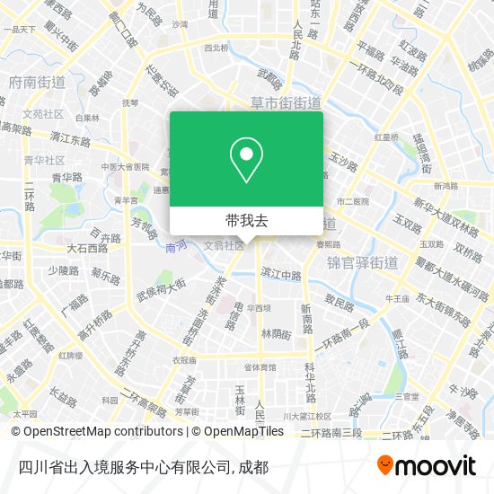 四川省出入境服务中心有限公司地图