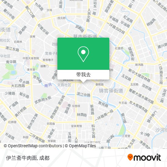 伊兰斋牛肉面地图