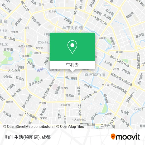 咖啡生活(锦图店)地图