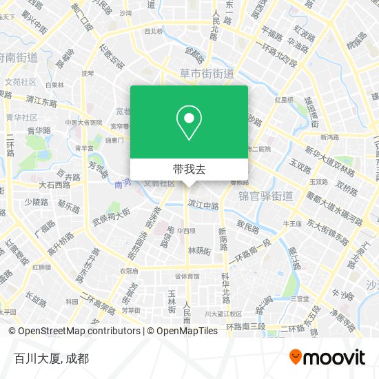 百川大厦地图