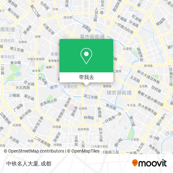 中铁名人大厦地图