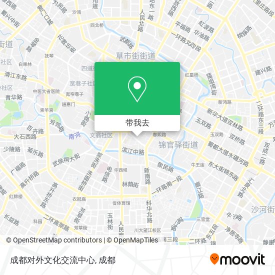 成都对外文化交流中心地图