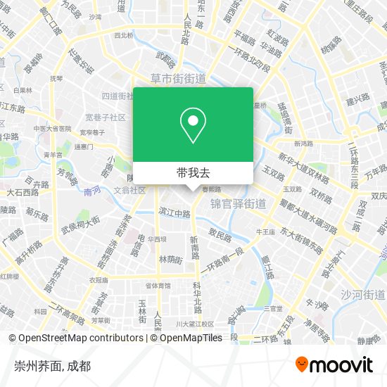 崇州荞面地图