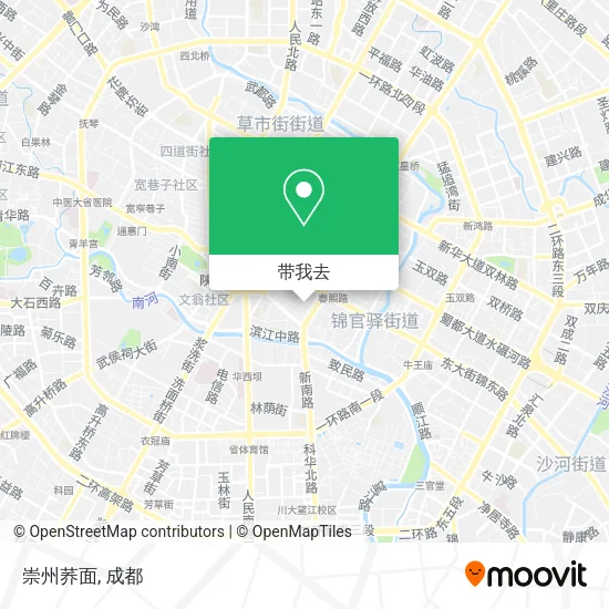 崇州荞面地图
