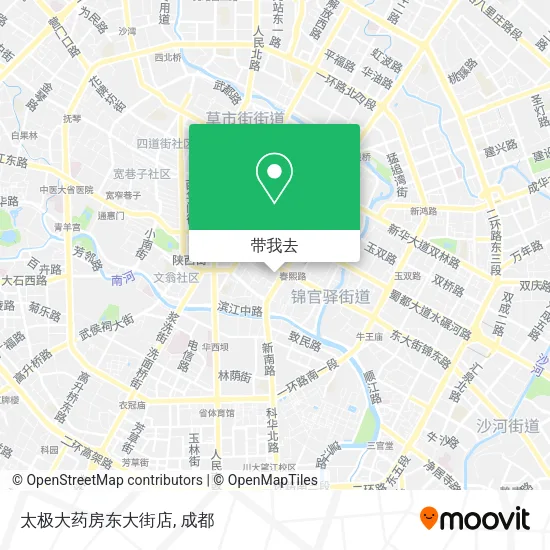 太极大药房东大街店地图
