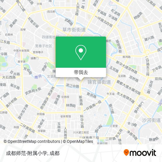 成都师范-附属小学地图
