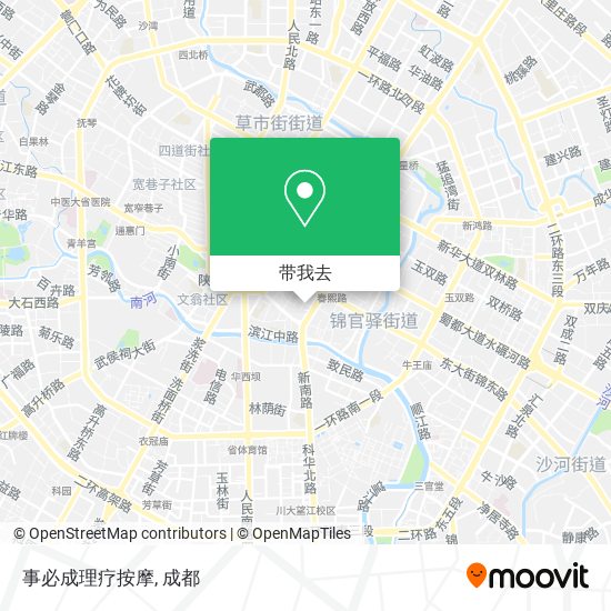 事必成理疗按摩地图