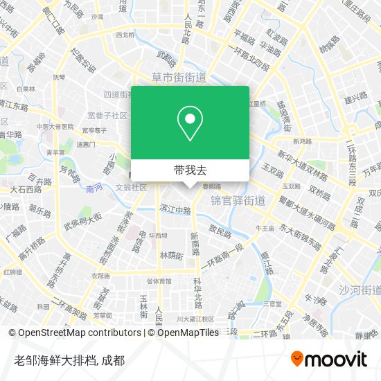 老邹海鲜大排档地图