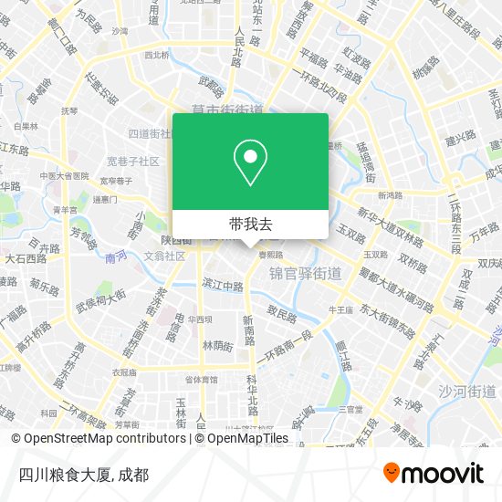 四川粮食大厦地图