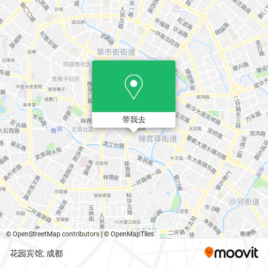 花园宾馆地图