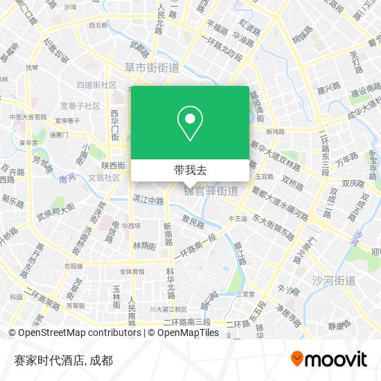 赛家时代酒店地图