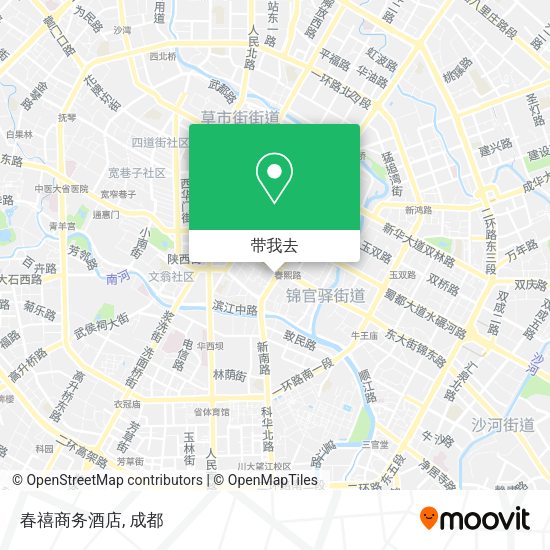 春禧商务酒店地图