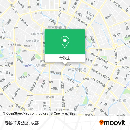 春禧商务酒店地图