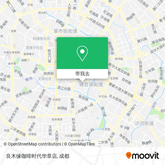 良木缘咖啡时代华章店地图