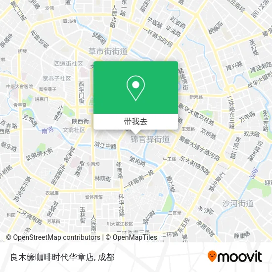良木缘咖啡时代华章店地图