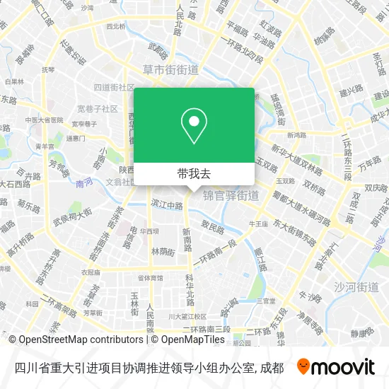 四川省重大引进项目协调推进领导小组办公室地图