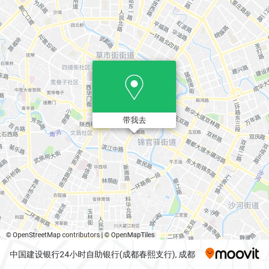 中国建设银行24小时自助银行(成都春熙支行)地图